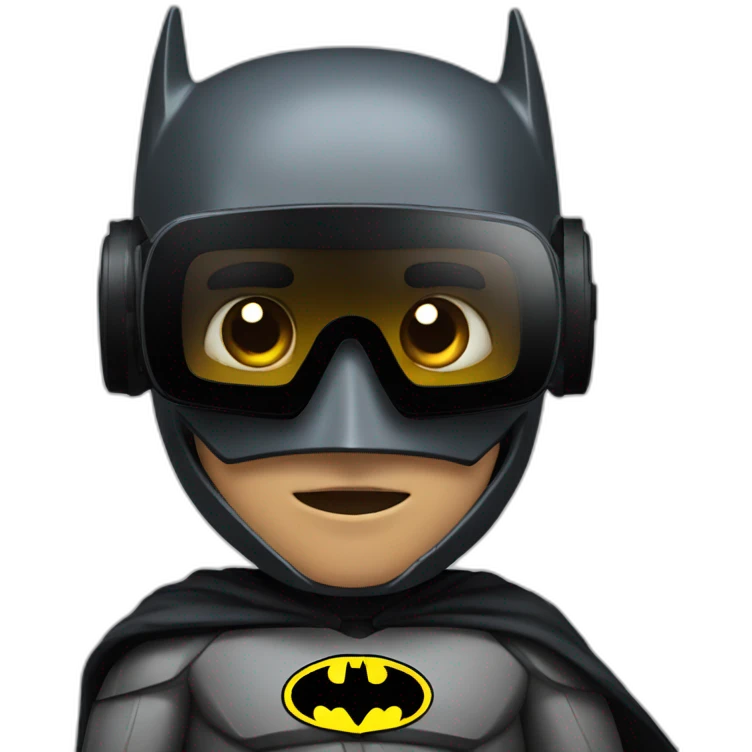 BATMAN with vr headset emoji