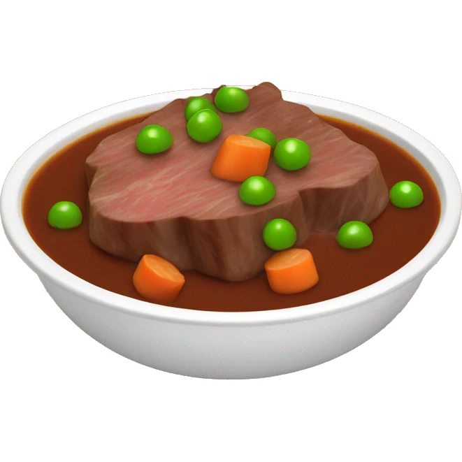 beef stew with peas emoji