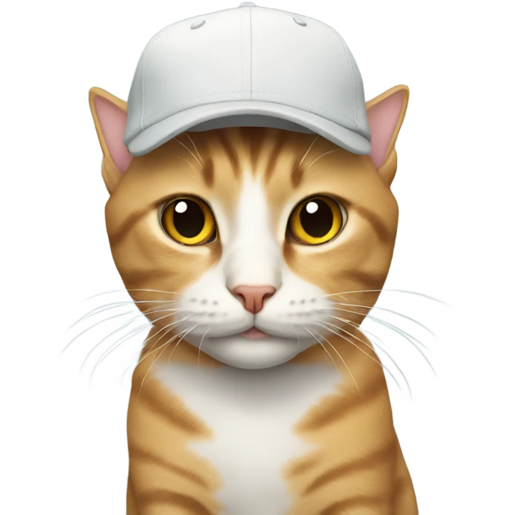 Cat in a cap emoji