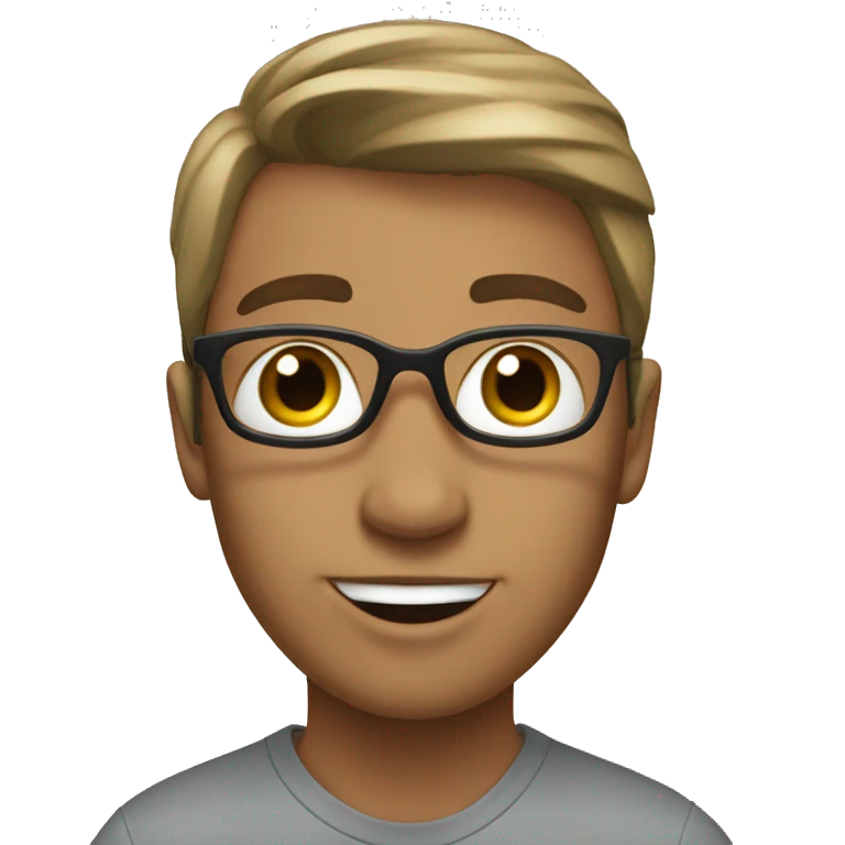 Me in a vision center  emoji
