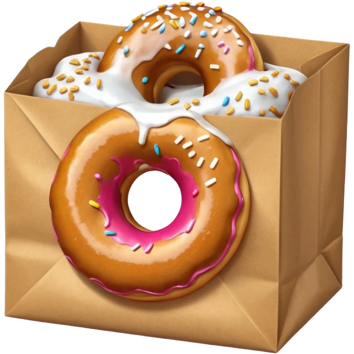 donut in paper bag emoji