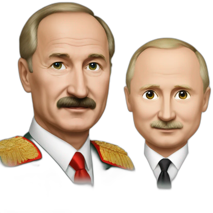 Lukashenko with putin emoji