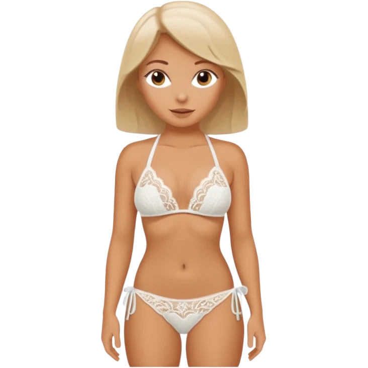 white woman booty emoji