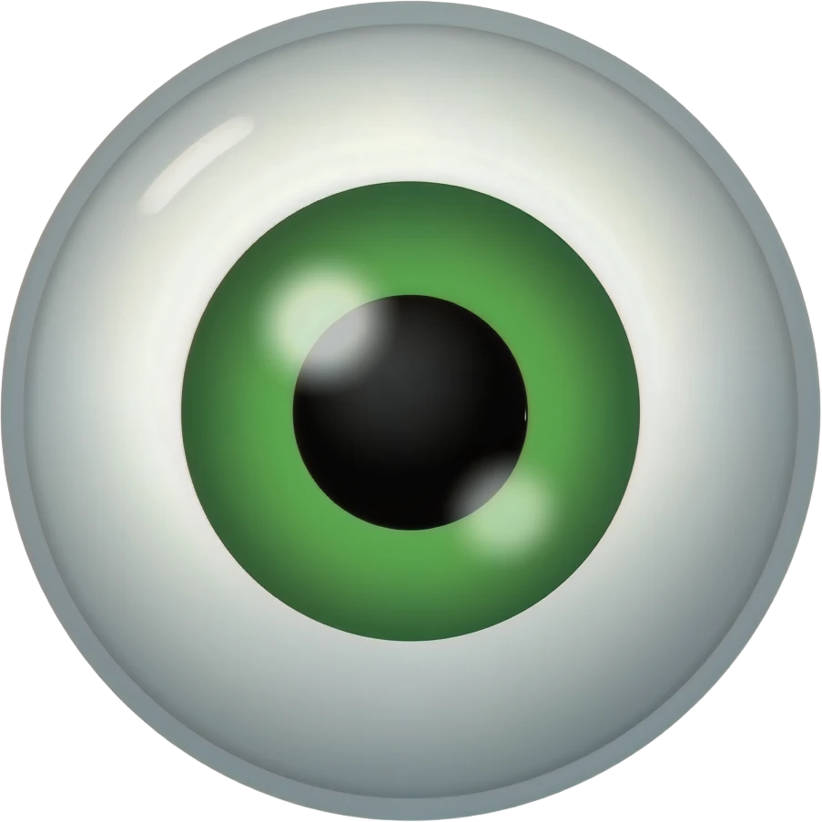Yeşil göz emoji