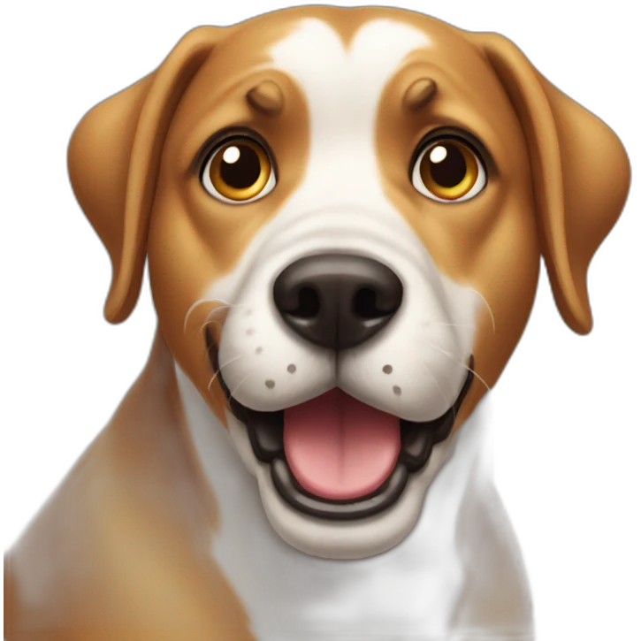 Shocked dog emoji