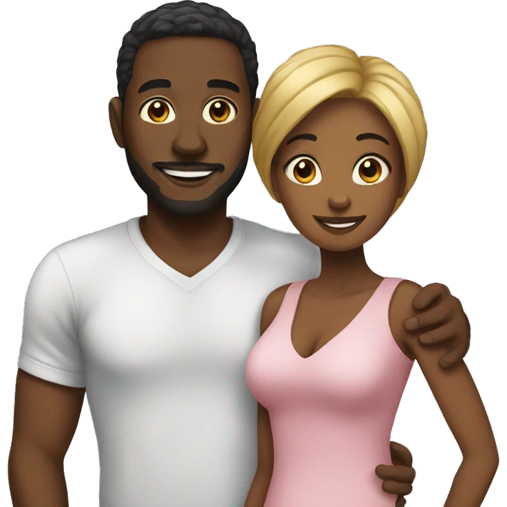 Black couple emoji