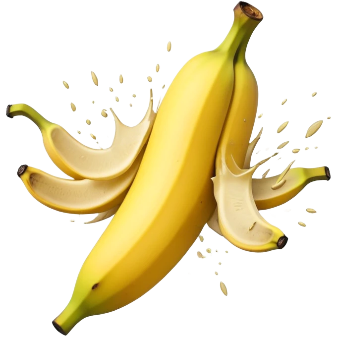 Exploding banana emoji
