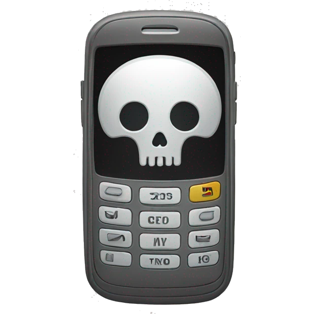 dead cellphone emoji