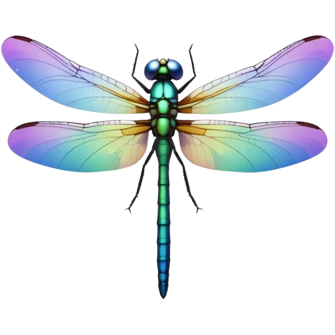 Peaceful Dragonfly color  emoji