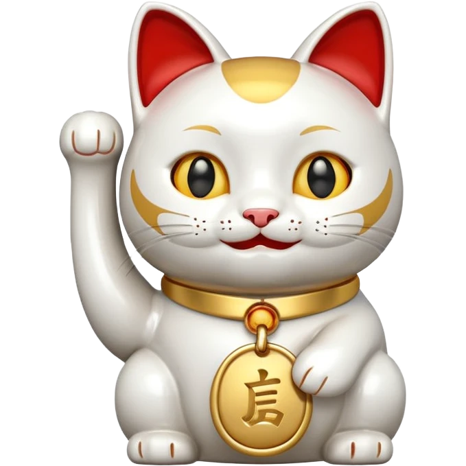 Lucky cat emoji