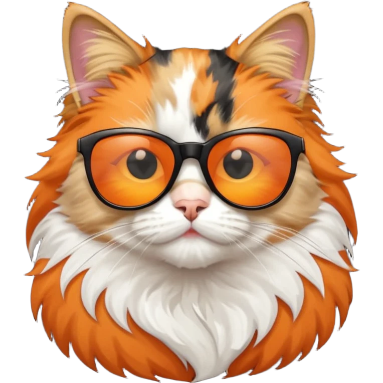 Cat wearing sunglasses emoji
