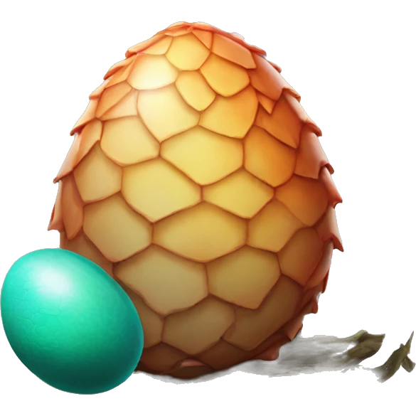 dragon egg hatching emoji