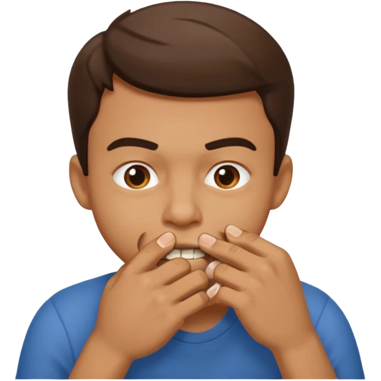 biting nail guy emoji