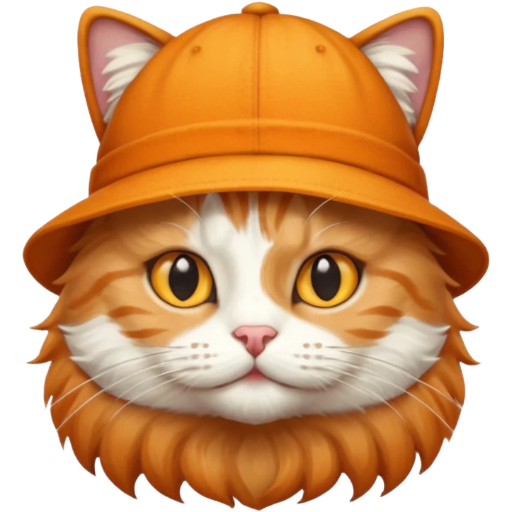 A cat ave hat emoji