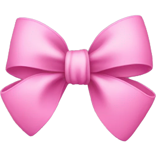 Cute bow emoji