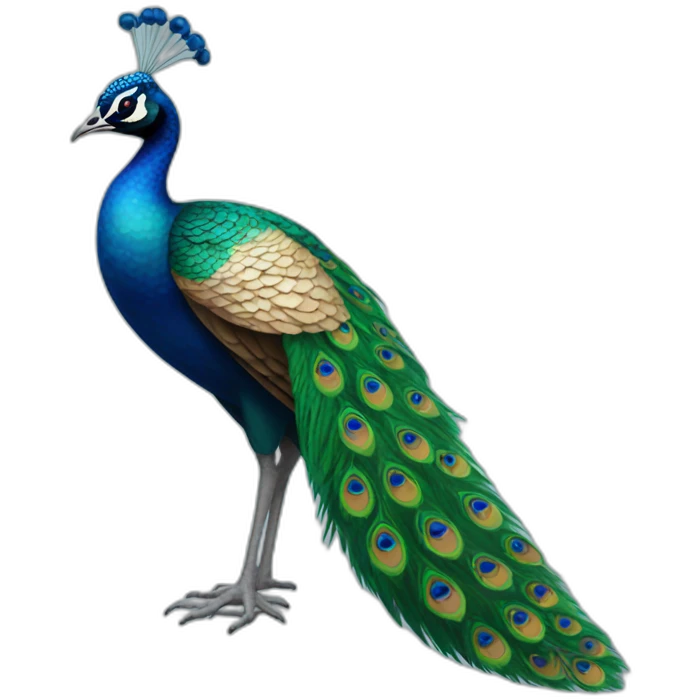 peacock emoji