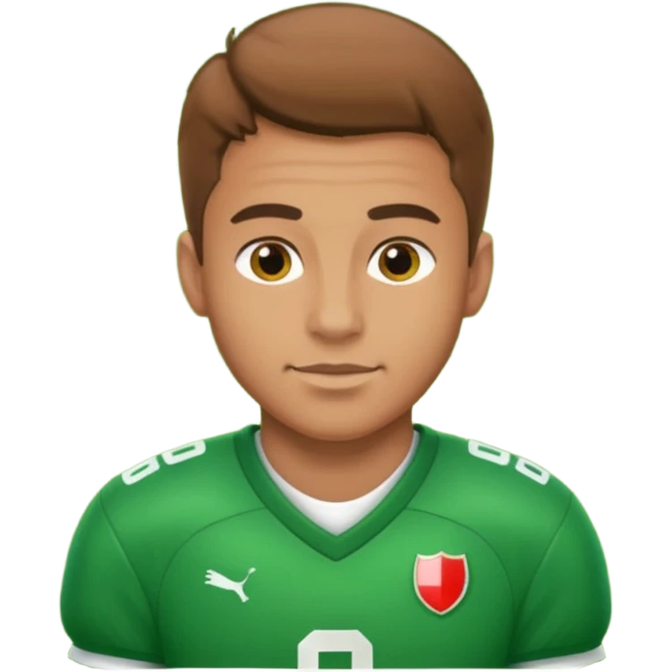 a football player in a match emoji
