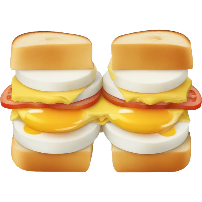 double egg sandwich emoji