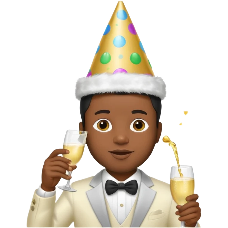 do an emoji of a black guy with baby oil and dyddys parti emoji