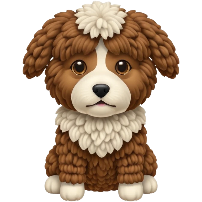 dog made of wool  emoji
