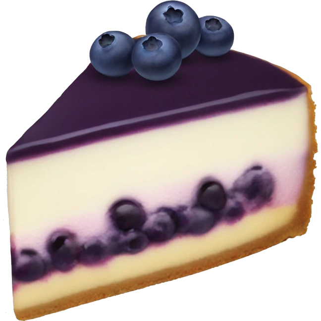 Blueberry Cheesecake  emoji