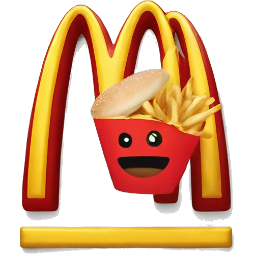 Mcdonalds logo emoji