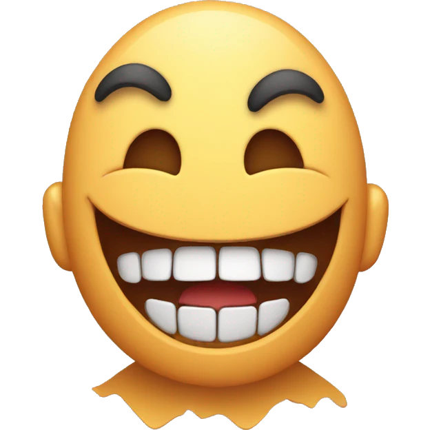 Laughing stitches  emoji
