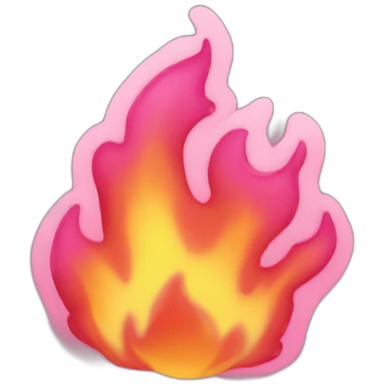 pink fire emoji