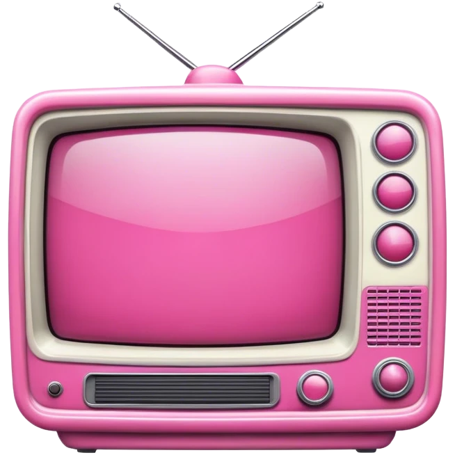 Pink tv emoji