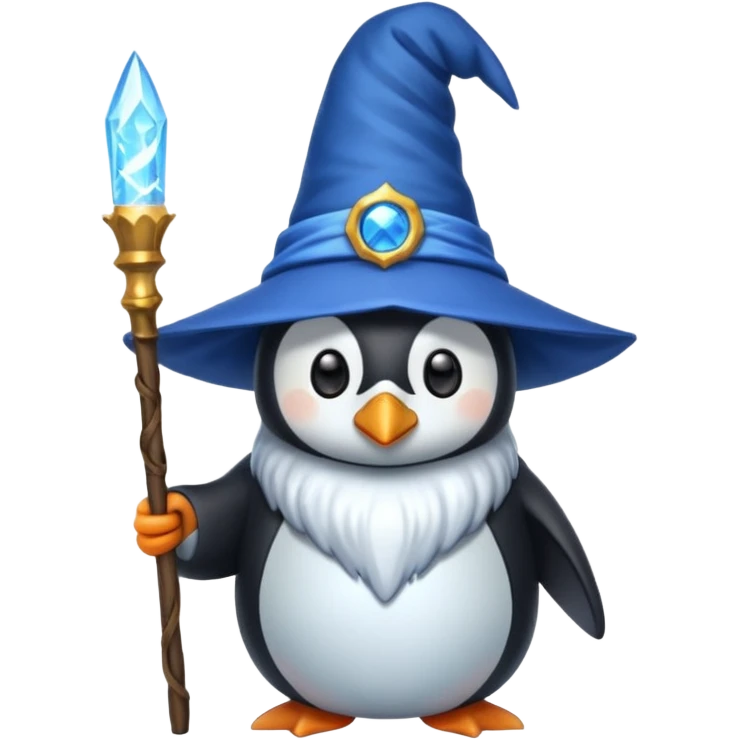 Penguin Wizard emoji
