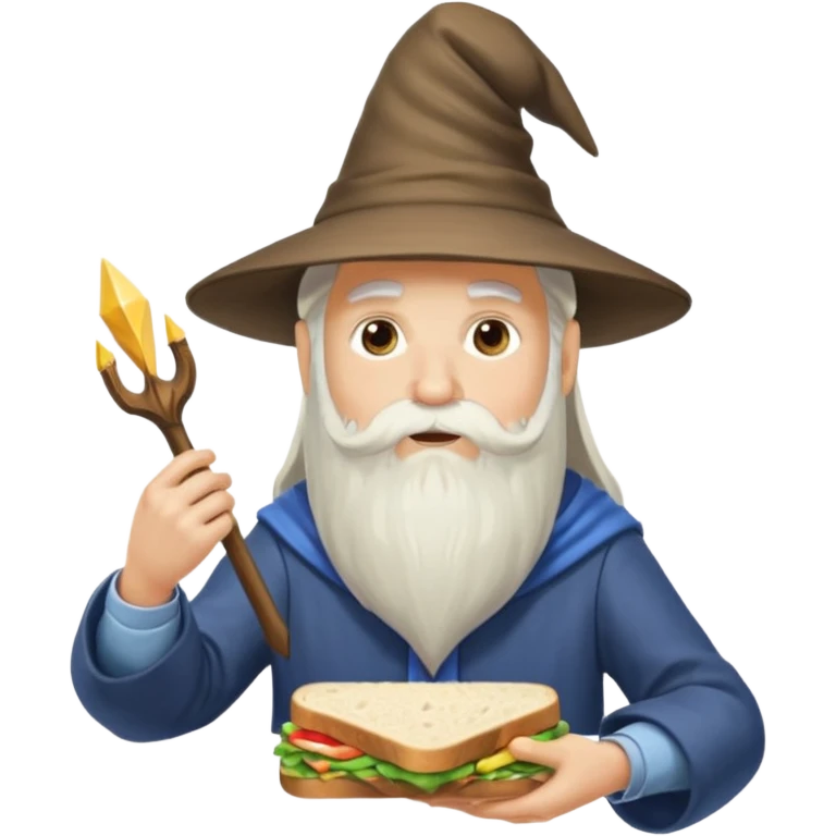 wizard making sandwich emoji
