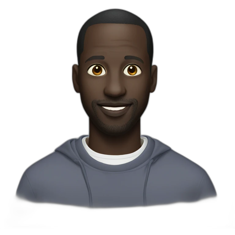 Omar Sy ios style emoji