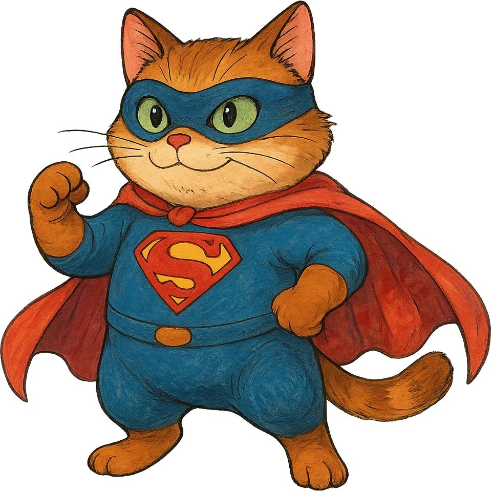 super cat emoji