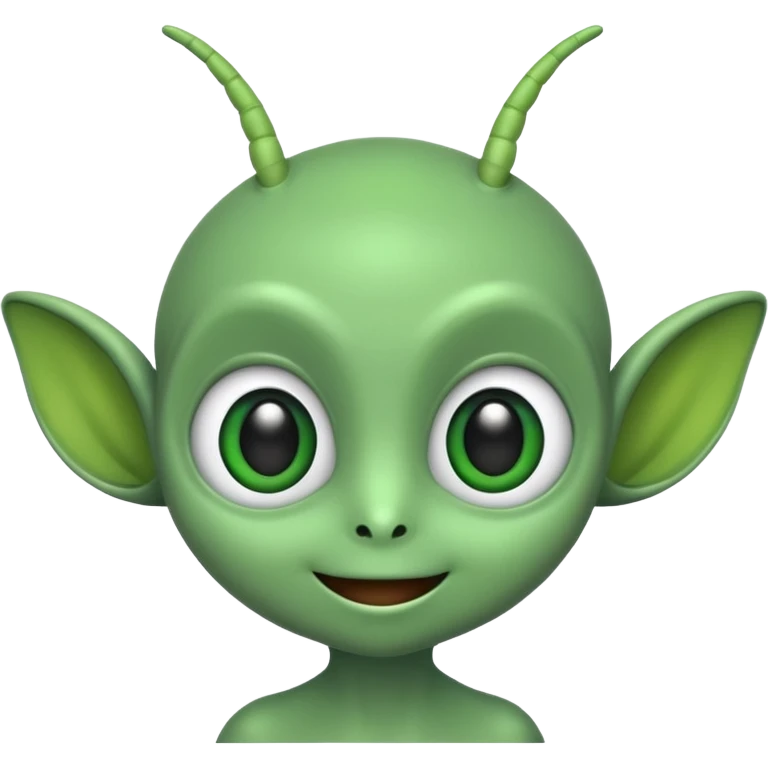 Make me a cute alien it's werd make it cute emoji