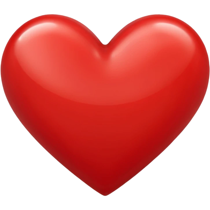 red heart on a blue background emoji