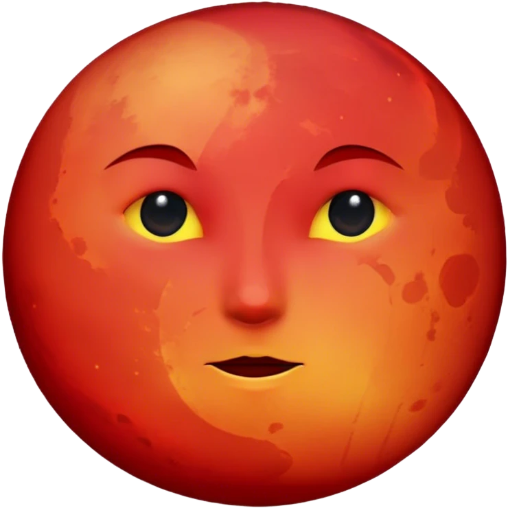 Lunar eclipse moon emoji