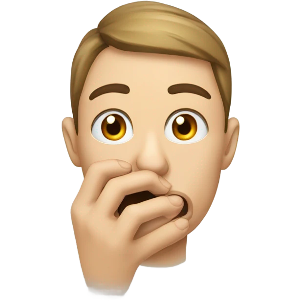 Nail bite  emoji