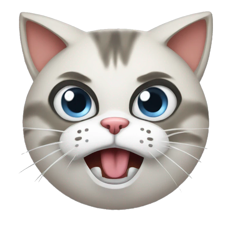 Angry cat emoji