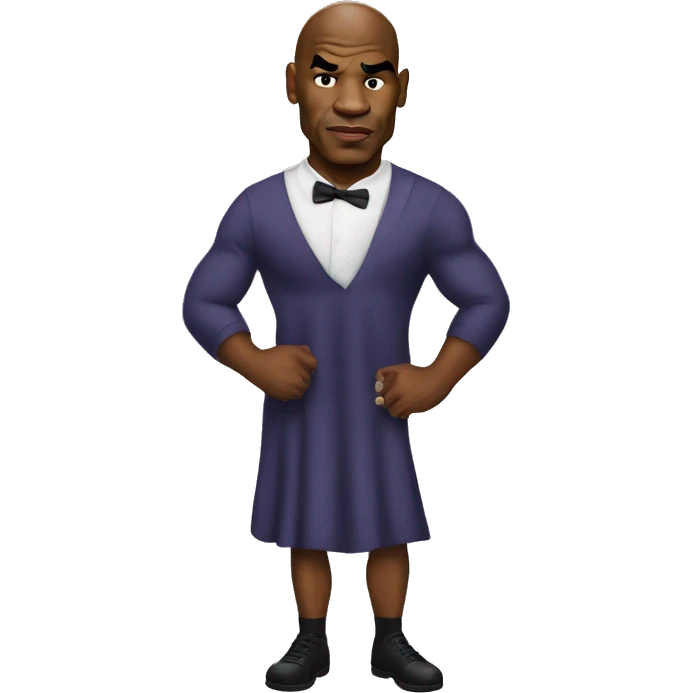 mike tyson in a dress emoji