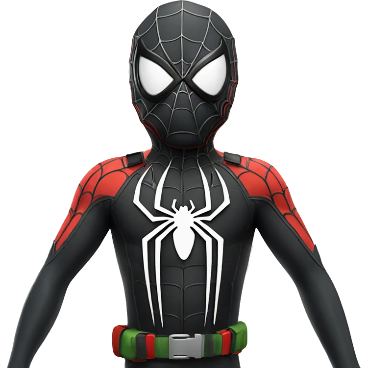 Spider-Man in a scuba costume emoji