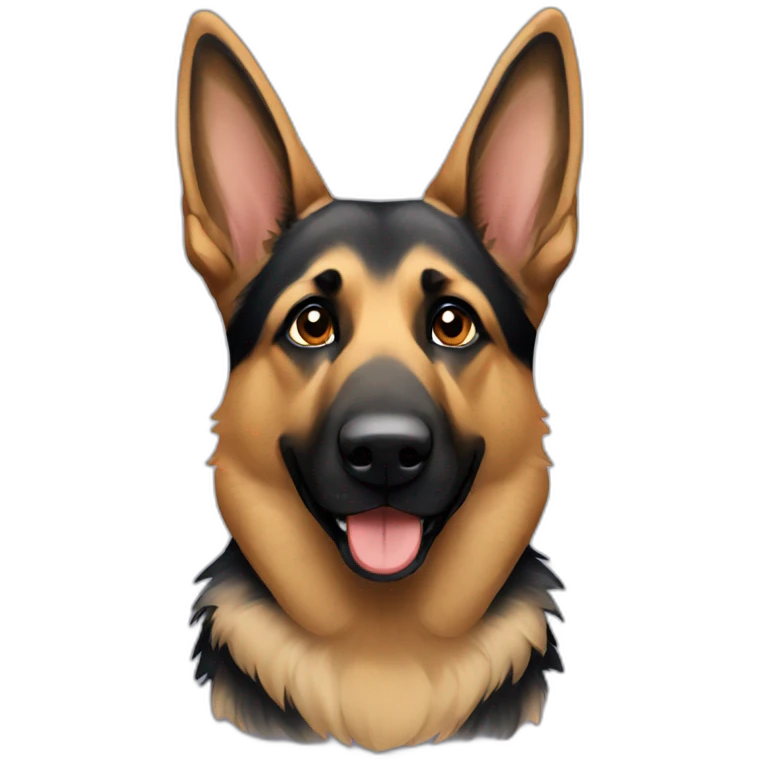 German shepherd emoji