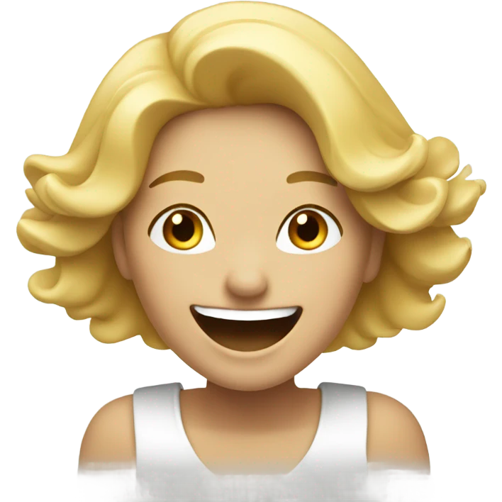 blondie woman celebrating emoji
