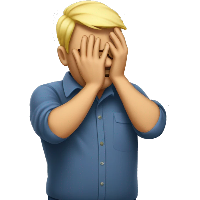 facepalm man emoji