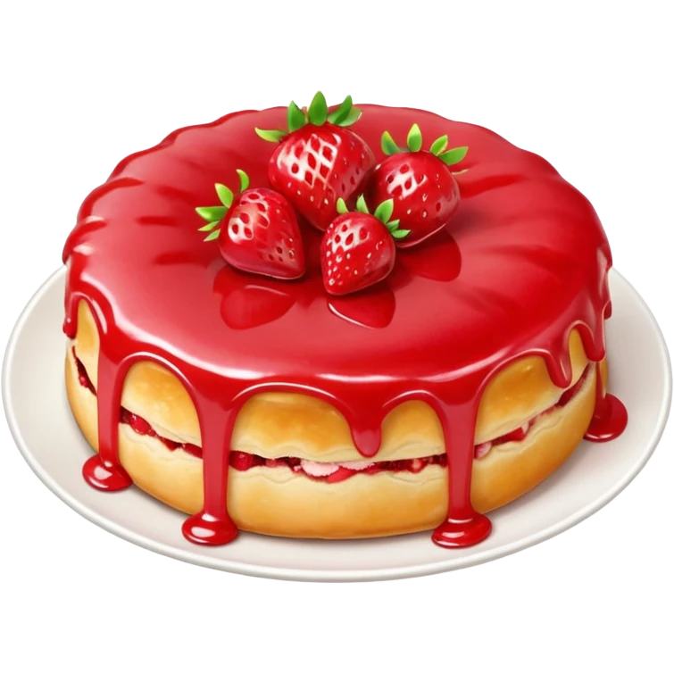 Strawberry Glaze Pastries
 emoji