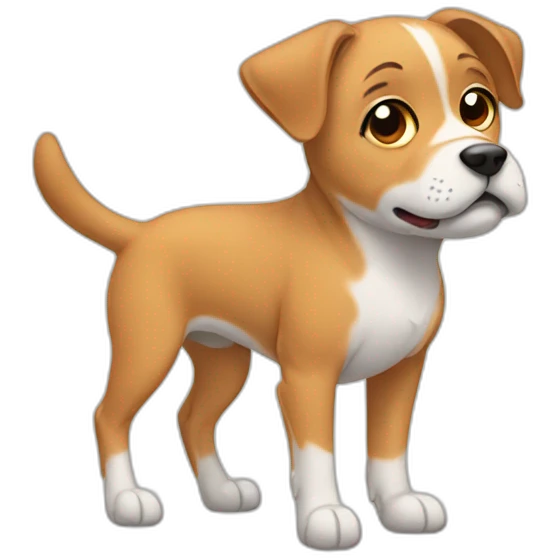 pregnant dog emoji
