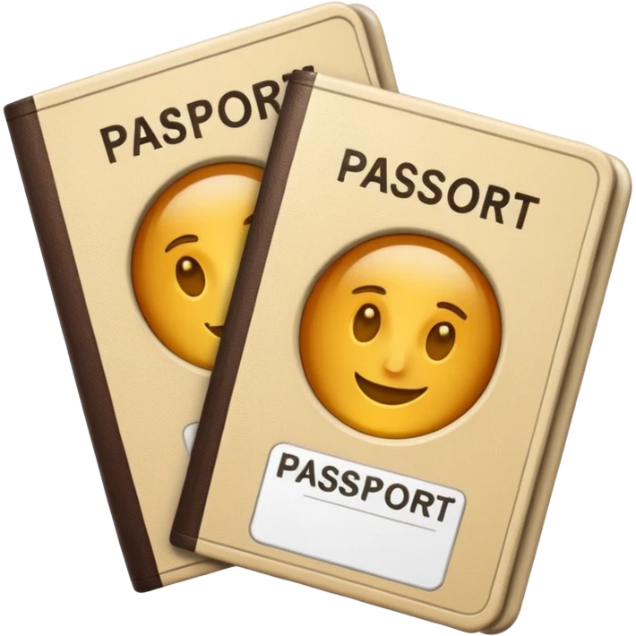 2 паспорта beige emoji