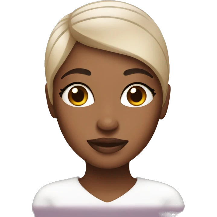 Woman with skincare  emoji