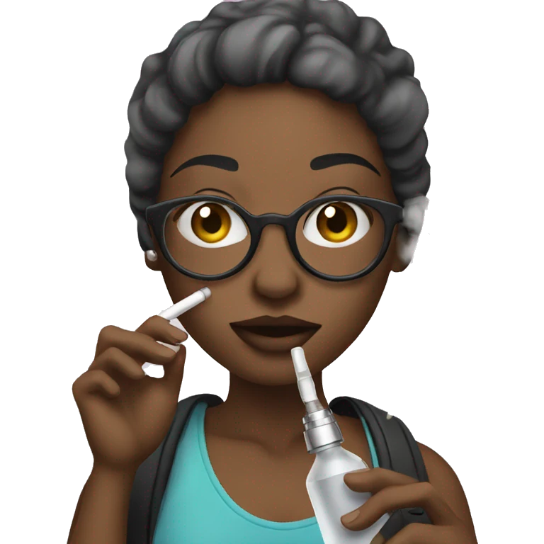 vape girl emoji