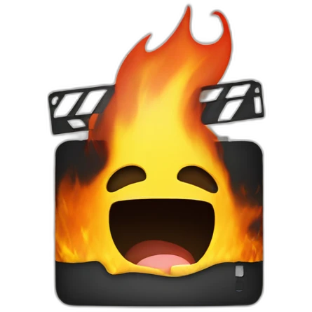 kodak film on fire emoji