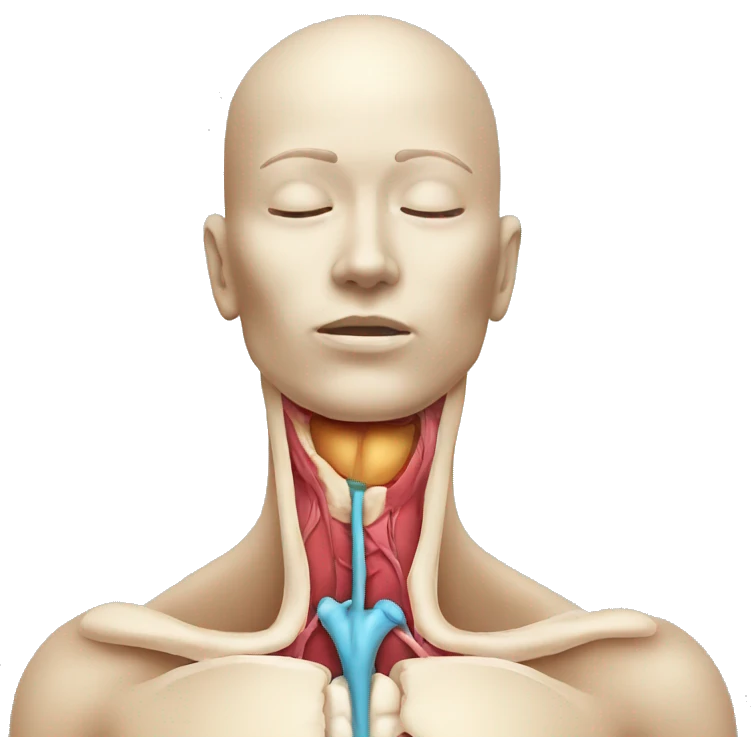 Thyroid anatomy  emoji